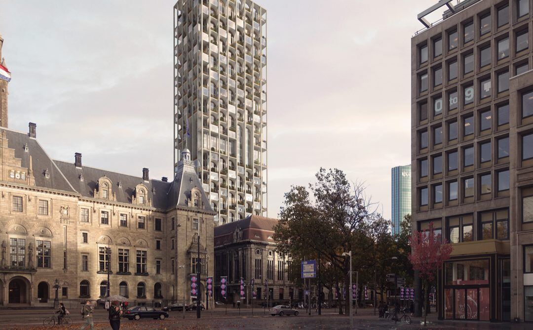 In het hart van Rotterdam